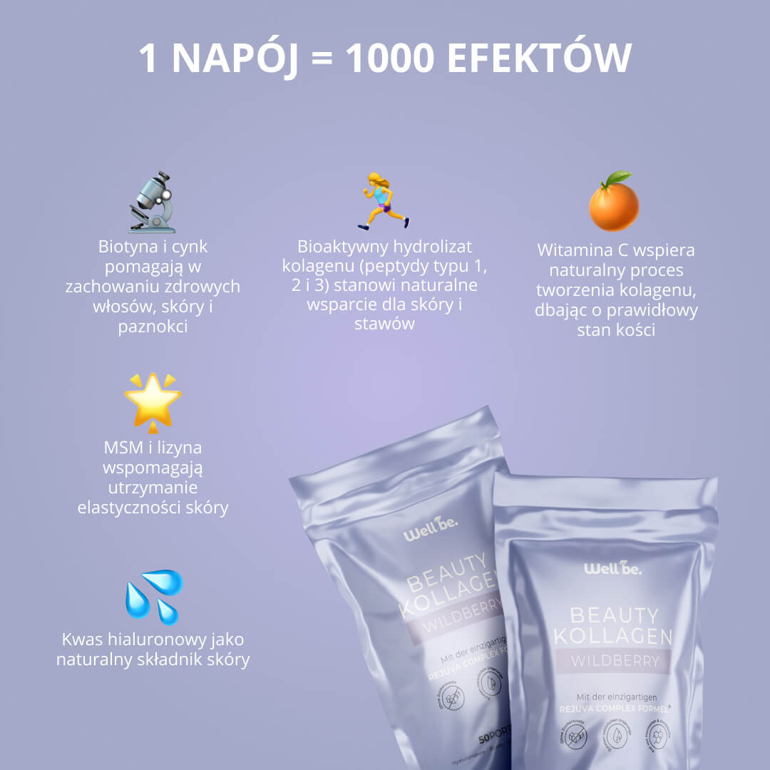 Kolagen na stawy Wildberry z kompleksową formułą Rejuva®